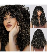 Small high temperature silk headpiece fluffy short curly hair - €31,49 EUR