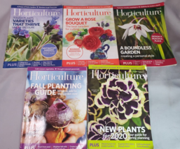 Horticulture Magazine Gardening Design Flowers Plants Veggies 5 Issues from 2019 - £11.64 GBP