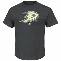 Nwt NHL Anaheim Ducks Boys Size Medium Gray Tee Shirt - $15.79