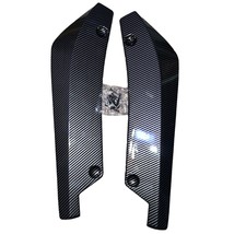 2x Carbon Fiber Rear Bumper Diffuser Universal Car Side Fender Skirt Lip - $467.49 MXN