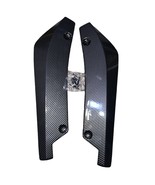 2x Carbon Fiber Rear Bumper Diffuser Universal Car Side Fender Skirt Lip - $33.55 CAD