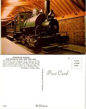 Train Railroad Adirondack Museum Blue Mountain Lake New York Marion Postcard - £7.38 GBP