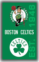 Boston Celtics Basketball Team Logo Memorable Flag 90x150cm3x5ft Vertical Banner - £11.95 GBP