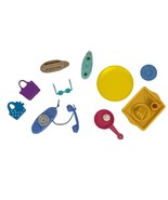 Vintage Lot of Miscellaneous Plastic Dollhouse Accessories 10-Pc. - $9.90