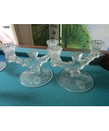 DEPRESSION GLASS CAMBRIDGE KEYHOLE MARTINSVILLE PRELUDE PADEN CITY CANDL... - $34.83 CAD+