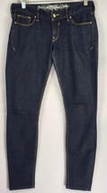 Express Jeans Womens Size 2s Blue Ultra Low Rise Zelda Slim Fit Jean Leg... - $17.81