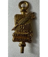 Quill And Scroll I.H.S.H.S.J. Advertising Manager Vintage Lapel Pin Pendant - £7.53 GBP