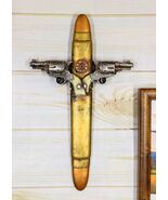 Rustic Western Dual Handgun Pistols with 12 Gauge Bullet Shell Casing Wa... - $454.76 MXN