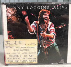 Kenny Loggins Alive 2CD Set + 1995 Ticket Stub St. Louis Missouri Muny - £18.08 GBP
