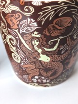 2008 Starbucks Mug Set Copper Allover Design Mermaid Coffee Bean Tea 12 oz. HTF - £35.98 GBP