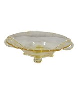 Sahara Yellow Heisey Glass 1401 Empress 6&quot; Mint Dish Dolphin Footed  - £22.87 GBP