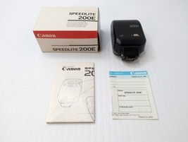 Canon Speedlite 200E Shoe Mount Flash With Box And Manual Excellent Condition - £19.55 GBP