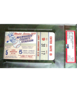 1957 World Series g 5 PSA 3/DNA 10, Andy Pafko, 4 time ALL-STAR w photo ... - $6,187.84 MXN