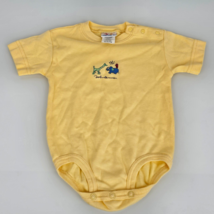 Baby Vintage Carter&#39;s John Lennon Yellow Animals Bodysuit Clothes One Piece 9-12 - £17.89 GBP