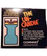 Vntg Corning PYREXUn-Candle Sticks Glass 2 set 1970s 50 Wicks 3 Floating... - $21.36 CAD
