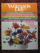 WOMANs DAY Magazine March 1969 Sparkling Plastic Flowers Will Stanton - £14.09 GBP