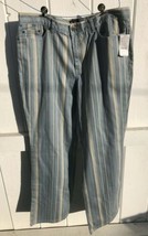 New York NY &amp; Co Striped Jeans Women’s  Size 16 - New with tags - £18.16 GBP