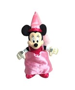 Disneyland Disney Parks Minnie Mouse Princess Pink Satin Dress Plush 14&quot;... - £18.59 GBP