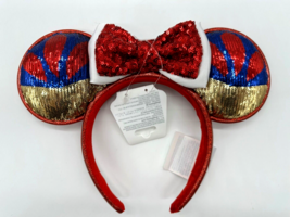 Disney Parks Snow White Minnie Mouse Ears Headband Sequin NWT 2024 - £39.51 GBP