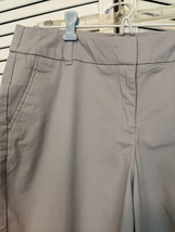 Counterparts Light gray Cotton Chino Capri Pants Women&#39;s Size 8 NWT - £11.79 GBP