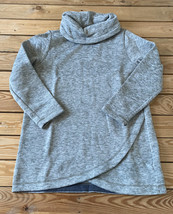 lands end NWOT women’s turtleneck sweater Size MP grey Q12 - £13.95 GBP