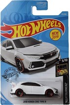 Hot Wheels 2018 Honda Civic Type R, [White] 171/250 Nightburnerz 5/10 - £21.09 GBP