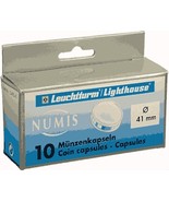 10 Lighthouse Direct Fit Coin Capsule Holders for American Silver Eagles... - $14.92 CAD