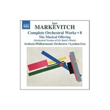 Markevitch: Das Musikalische Opfer (Complete Orchestral Works Vol. 8)  - £21.14 GBP