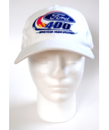 Ford Eco Boost 400 Blue Letters Homestead Miami Speedway White Ball Cap ... - £12.47 GBP