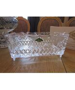 Shannon Crystal Handled Bread Tray  Baroque Collection New in Box - $903.80 MXN