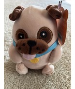 NEW FurEver Friends Brown Puppy Dog Blue Collar Slow Rise Foam Animal 5&quot; - €7,14 EUR