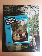 Vintage 50s Whitman Bonus Interlocking Border Jigsaw Puzzle- #4651 "Bridge" 