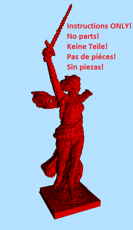 Primary image for LEGO The Motherland Calls statue building instruction INSTRUCTION ONLY NO BRICKS