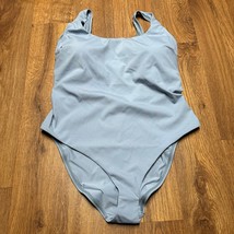 Calvin Klein Plus Size Core Tonal Scoopneck One Piece Swim Suit Blue Chi... - $38.61