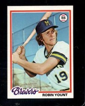 1978 Topps #173 Robin Yount Exmt Brewers Uer Hof *X101486 - £6.92 GBP
