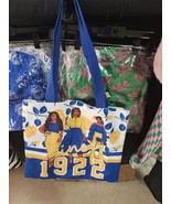 SIGMA GAMMA RHO SORORITY CANVAS BAG PURSE TOTE MULTI-PURPOSE BAG WHITE 1922 - $651.95 MXN