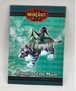 Blizzard Warcraft 3 Trading Card Night Elf Priestess Of The Moon - $37.99