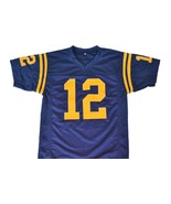 Roger Staubach #12 Navy Men Football Jersey Navy Blue Any Size - $54.86 CAD