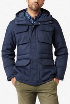 DOCKERS Men&#39;s Responsible Down Parka RDS Insulated Hooded Jacket Blue Si... - $1,473.35 MXN