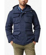 DOCKERS Men&#39;s Responsible Down Parka RDS Insulated Hooded Jacket Blue Si... - $1,473.35 MXN