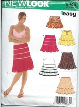 New Look Pattern 6460 Misses Skirts with Variations Size 6-16 - £6.99 GBP