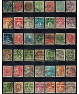 DENMARK Early 76 stamps Used collection (1875-1948) Postage - $19.14 CAD
