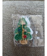 CHRISTMAS tree holiday SEED BEED DANGLE EARRINGS new in package - $17.52 CAD