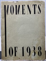 Momence Community High School Year Book Moments of 1938 Paperback Illinois - £7.77 GBP