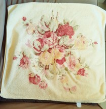 Vintage Ralph Lauren Multi Color Floral Bath Towel Sheet 100% Cotton 26"x48" - $58.93