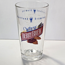 Portland Brewing Co. Wheat Berry Brew 16oz Pint Glass 5 7/8&quot; Tall Marion... - $10.36