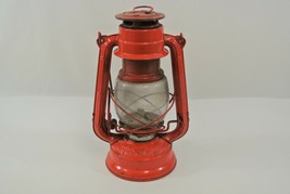 Winged Wheel No. 400 Red Kerosene Oil Lantern Lamp Light 9.5&quot; Tall Vtg Japan - £26.48 GBP