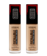 412 Warm Ivory L’Oreal Paris Infallible Fresh Wear 32 HR Foundation Lot ... - $246.81 MXN