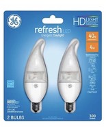 GE Refresh HD LED Light Bulbs, Daylight Clear, 300 Lumens, 40-Watt Equiv... - $22.55 CAD