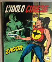 ZAGOR #210 The Chinese Idol (1978) Italian language comic book digest FINE- - £11.86 GBP